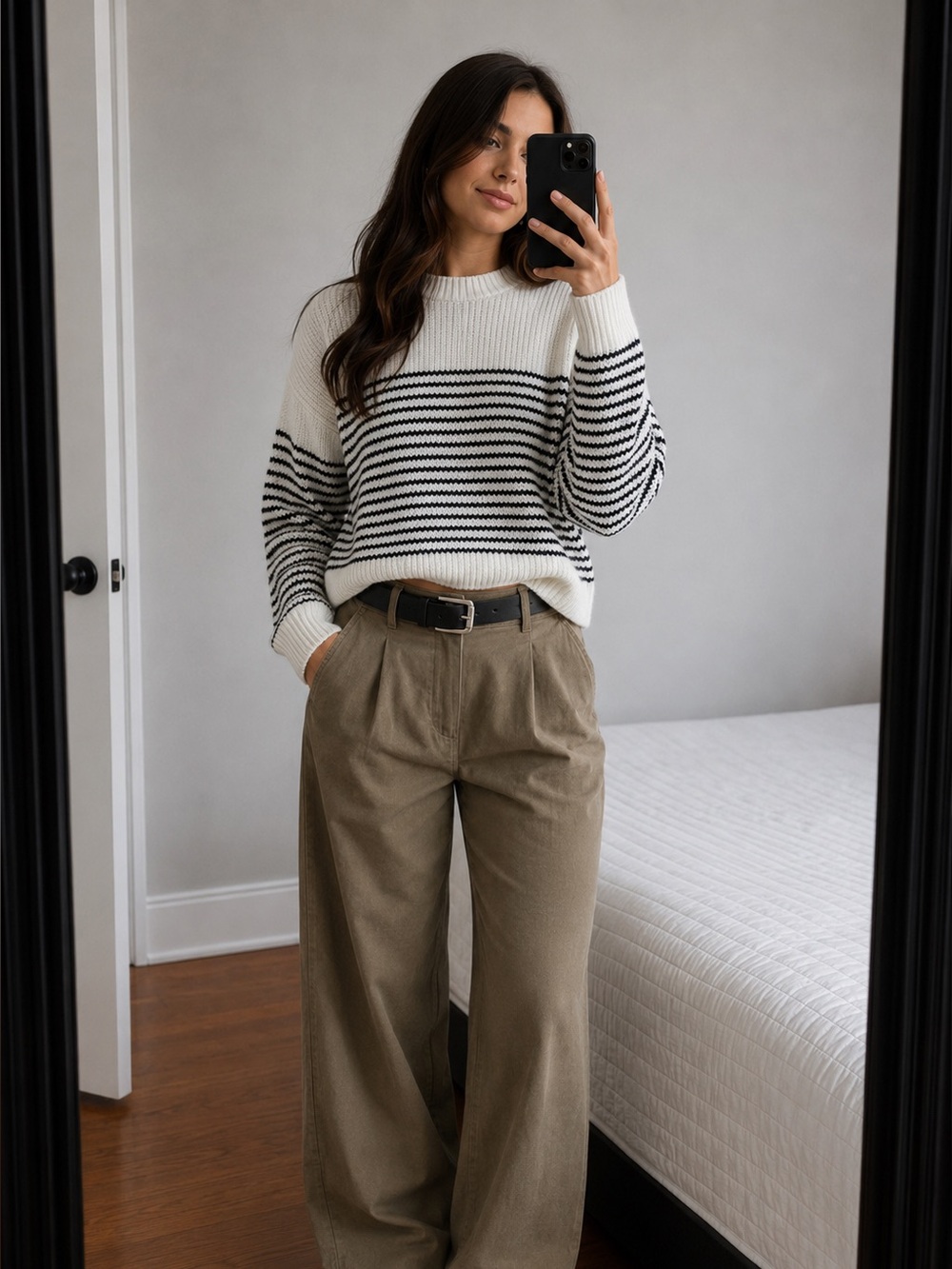 Garage stripped sweater XS